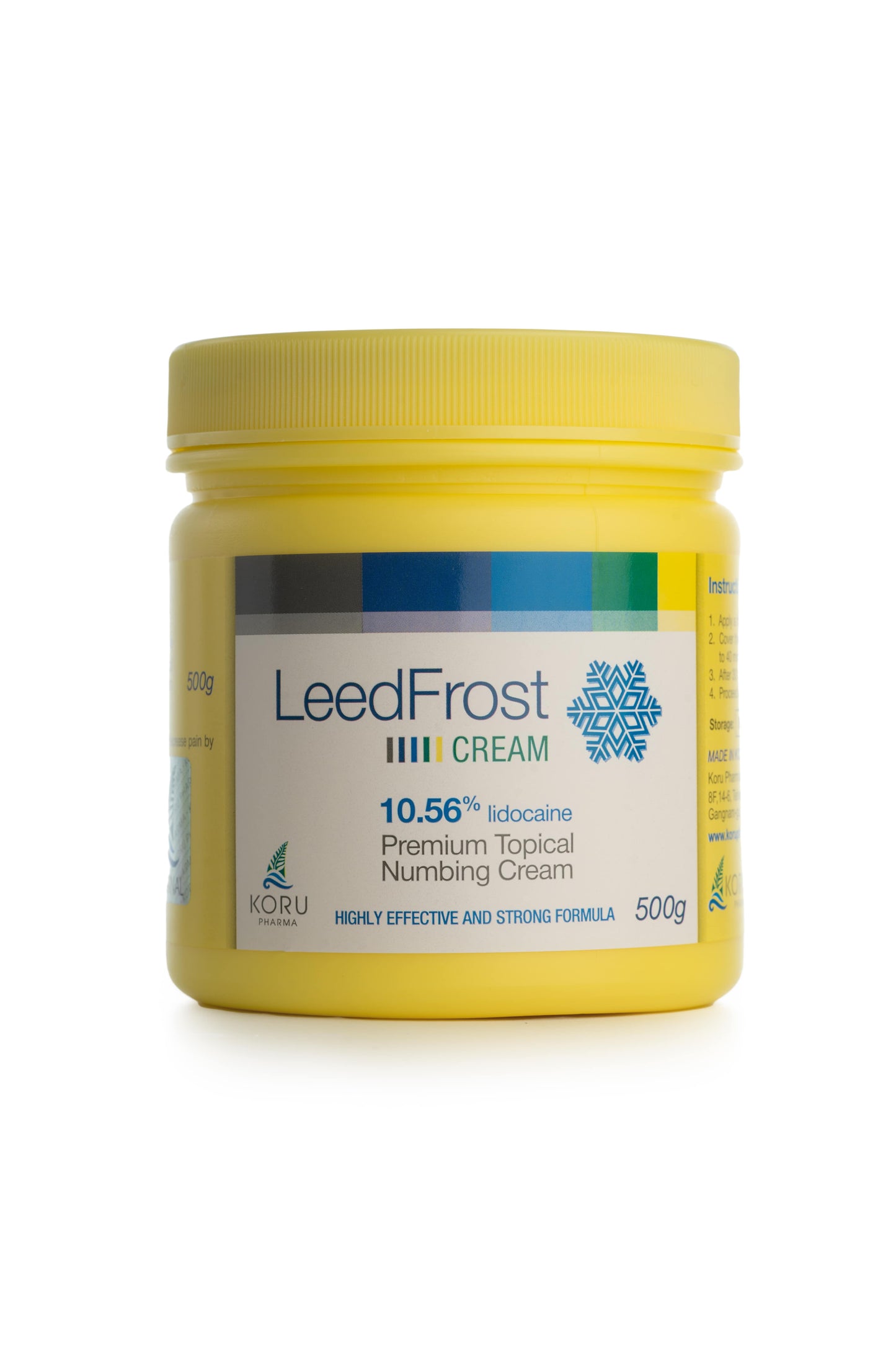 LeedFrost topical numbing cream