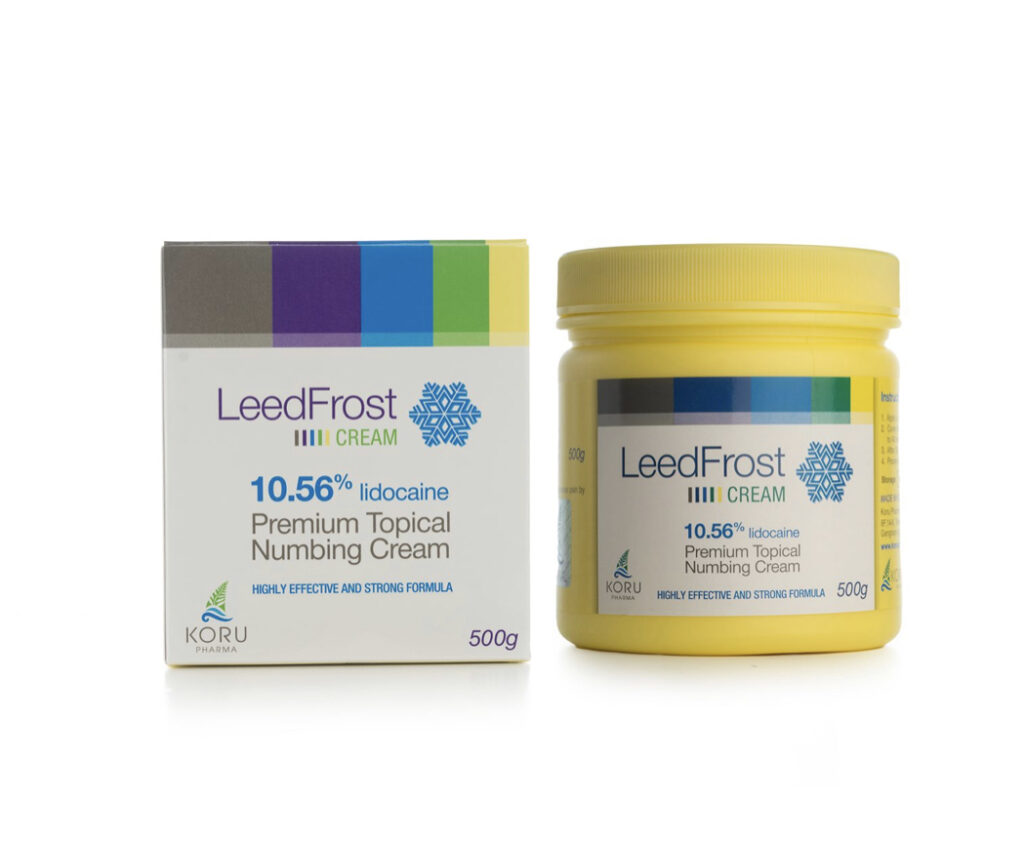 LeedFrost topical numbing cream